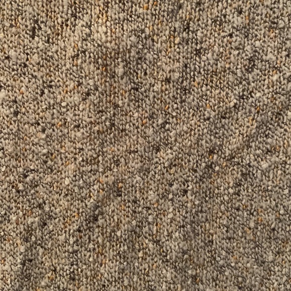 Vintage 70s Flecked Greige Yellow Knit Top - Picture 3 of 3